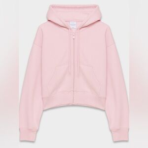 Aritzia Cozy Sweatfleece Boyfriend Boxy Zip Hoodie